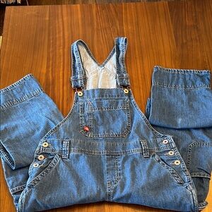 Dickies Blue Denim Women’s Overalls Bibs Size XS